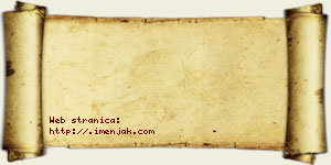 David Galjković vizit kartica